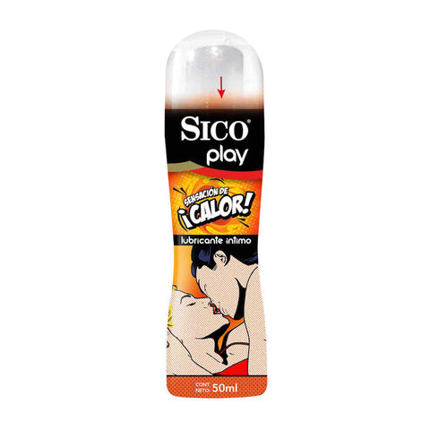 Sico® Lubricante Play ¡Sensación de Calor! - 50 ml.
