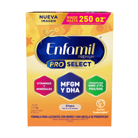 Enfamil® Premium ProSelect 0-12 meses, Caja de 1,1 kgs.