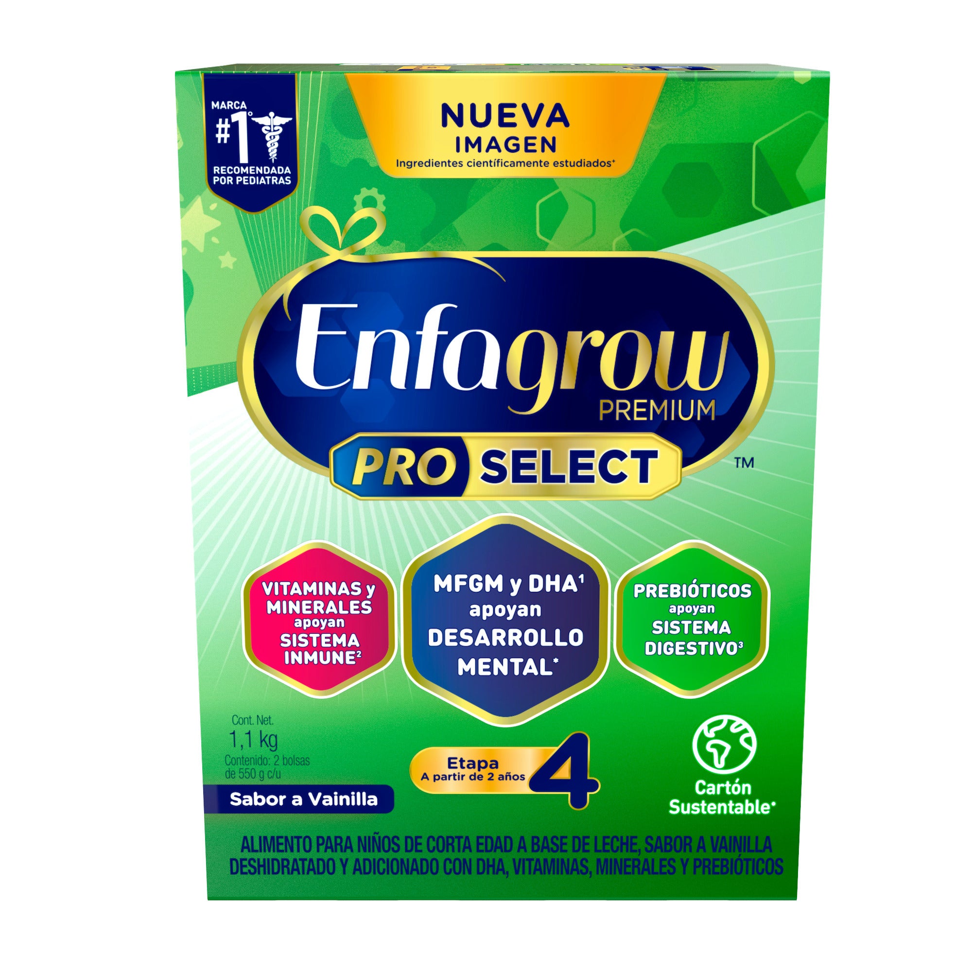Enfagrow® Premium ProSelect Etapa 4, Caja de 1,1 kgs.