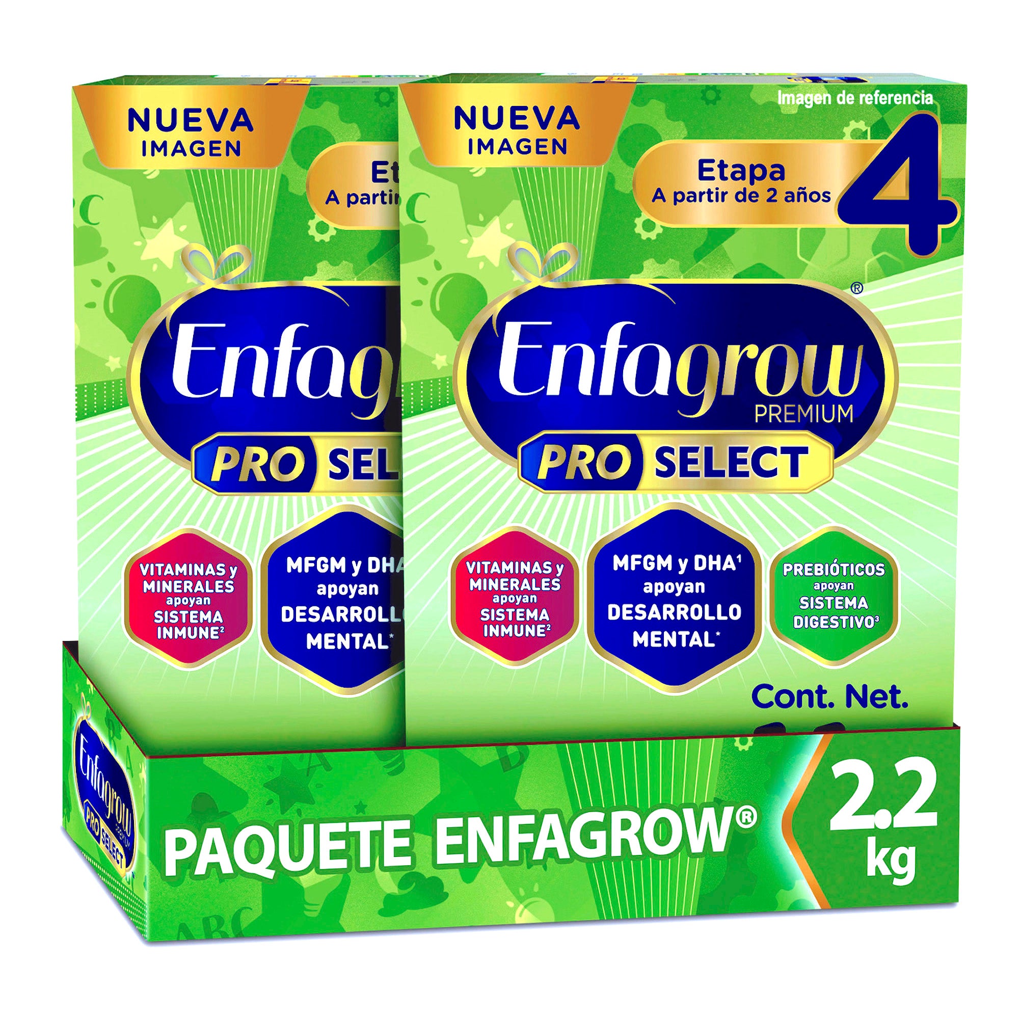 Enfagrow® Premium ProSelect Etapa 4, Pack de 2,2 kgs.