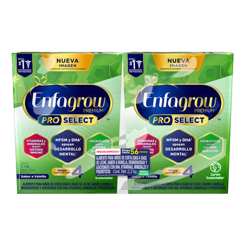 Enfagrow® Premium ProSelect Etapa 4, Pack de 2,2 kgs.