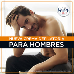 Veet® Men crema depilatoria para hombre, Piel Normal - 200 ml.