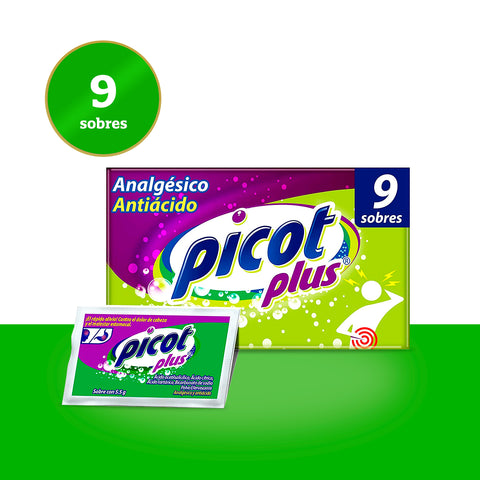 Picot® Plus - Caja con 9 sobres.