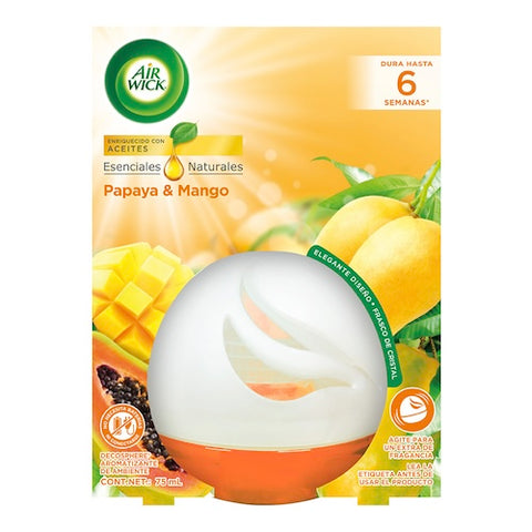 Air Wick® Aromatizante de Ambiente Decosphere Papaya y Mango 75 ml