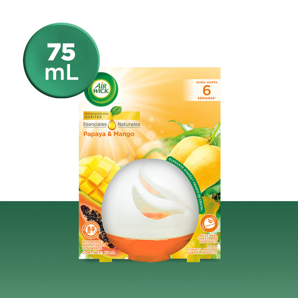 Air Wick® Aromatizante de Ambiente Decosphere Papaya y Mango 75 ml