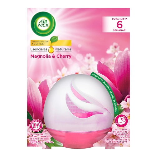 Air Wick® Aromatizante de Ambiente Decosphere® Magnolia & Cherry - 75 ml.