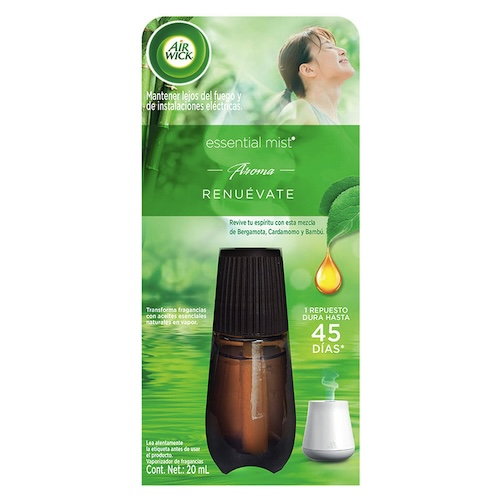 Air Wick® Vaporizador Essential Mist®, Renuevate - Repuesto de 20 ml.