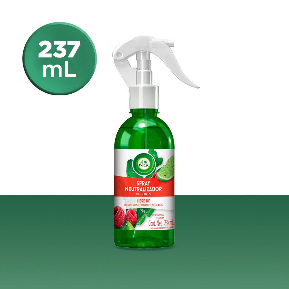 Air Wick® Spray Neutralizador de Olores Frambuesa y Eucalipto 237 ml