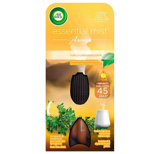 Air Wick® Vaporizador Essential Mist®, Tomillo & Limón - Repuesto de 20 ml.