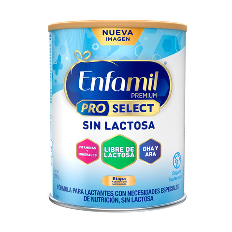 Enfamil® Premium ProSelect Sin Lactosa, Lata de 900 grs.