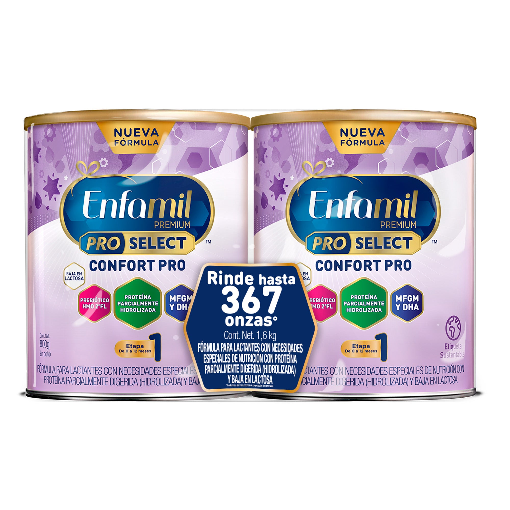 Enfamil® Premium ProSelect Confort Pro, Pack de 1,6 kgs.