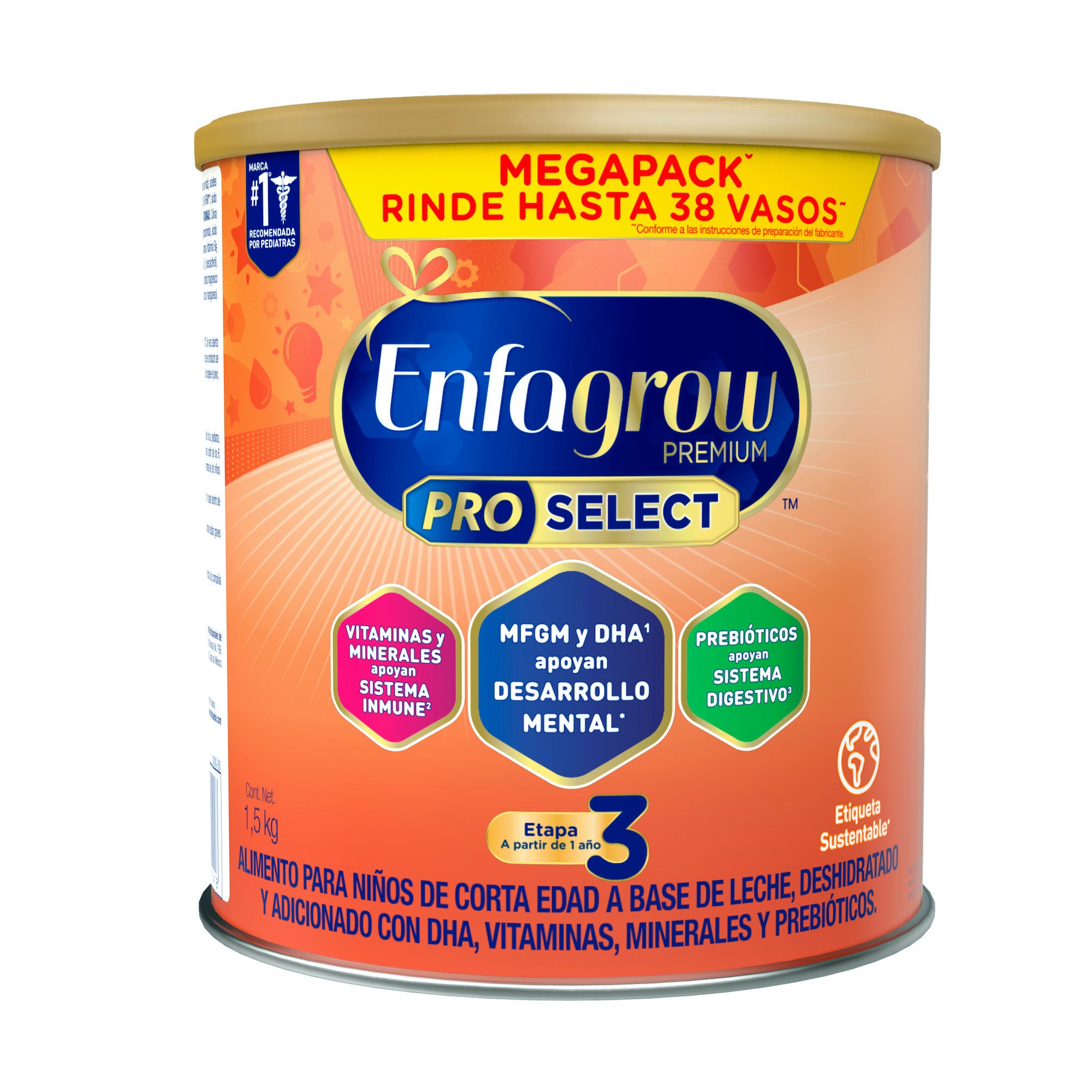 Enfagrow® Premium Promental Etapa 3, Lata de 1,5 kgs.