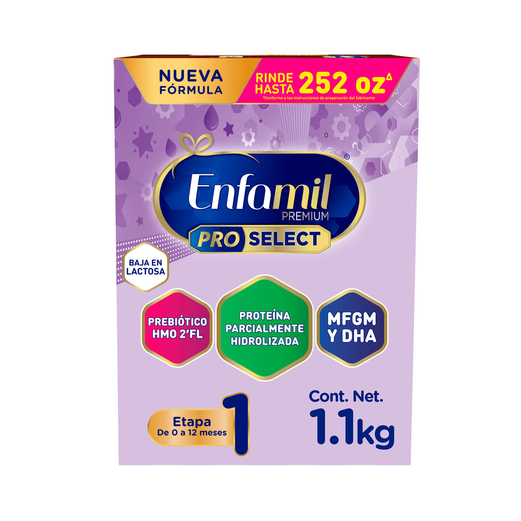 Fórmula infantil Enfamil Premium Confort para lactantes etapa 1 de 0 a 12  meses 2 bolsas de 550 g c/u
