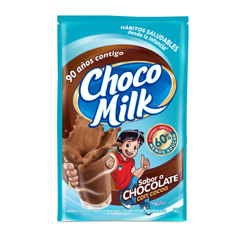 Choco Milk® Chocolate Menos Azúcar*, Bolsa de 280 grs