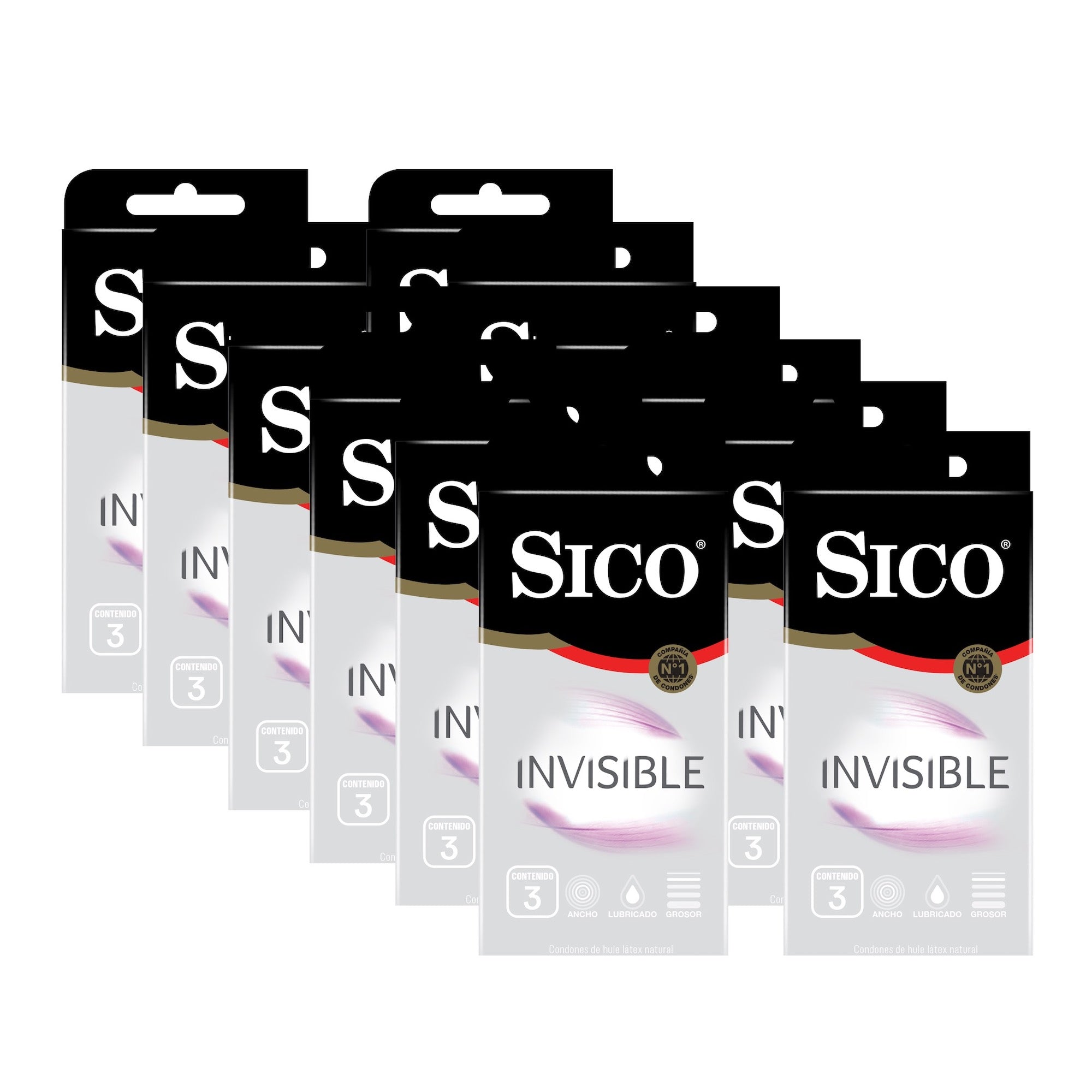 Condones Sico® Invisible - 36 pack