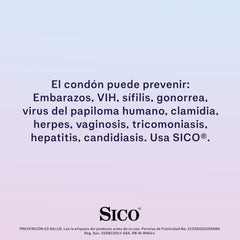 Condones Sico® Invisible - 36 pack