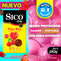 Condones Sico® Play Mix sabores mixtos - 5 pack