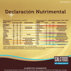 Cal-C-Tose® Chocolate Menos Azúcar, Bolsa de 440 grs.