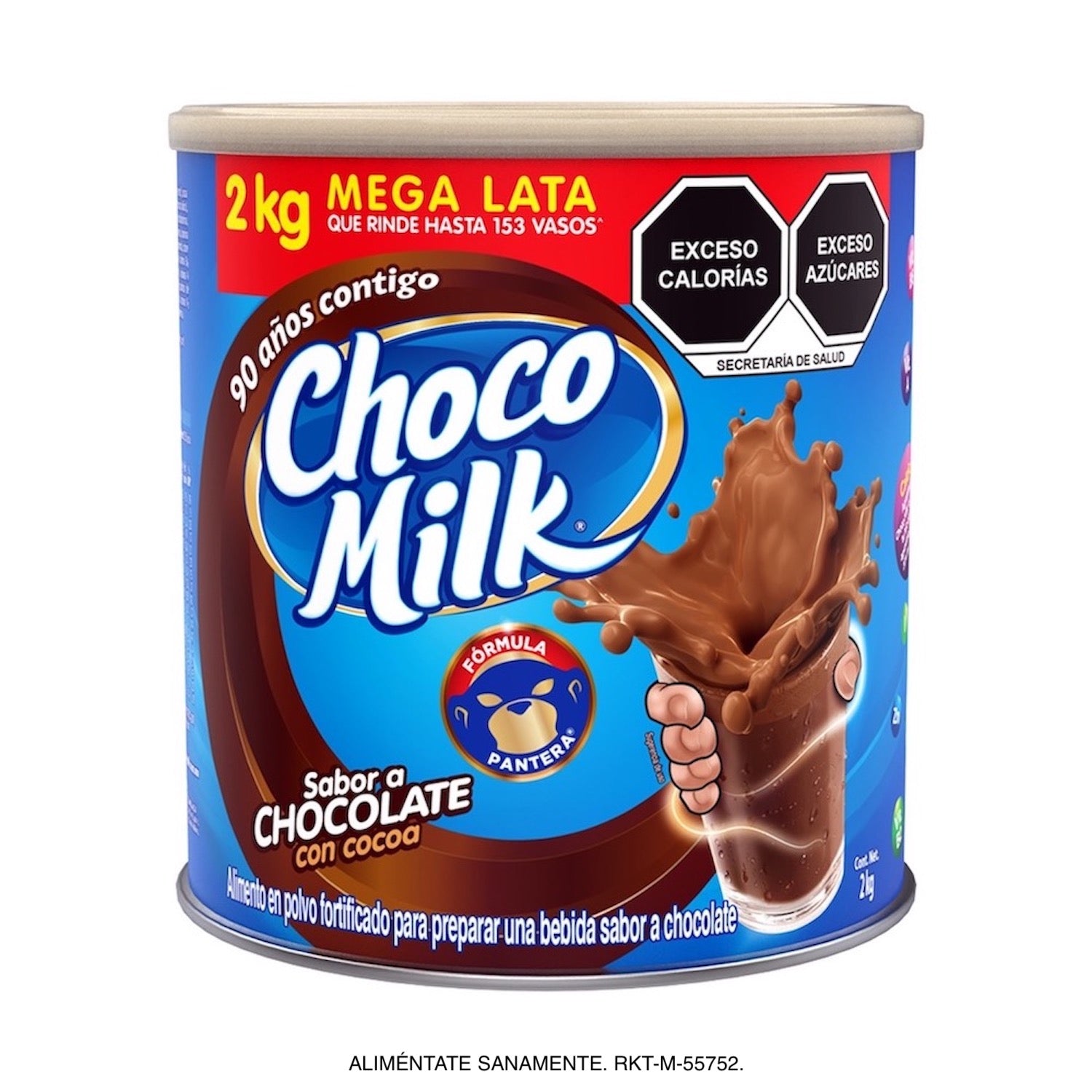 Choco Milk® Chocolate, Lata de 2 kgs.