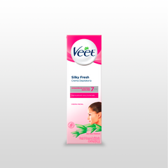 Veet® Silky Fresh crema depilatoria facial, Piel Normal - 30 g.