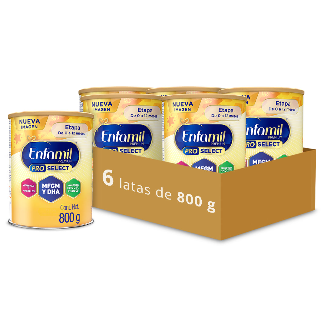 Enfamil® Premium ProSelect 0-12 meses, Pack de 4,8 kgs.