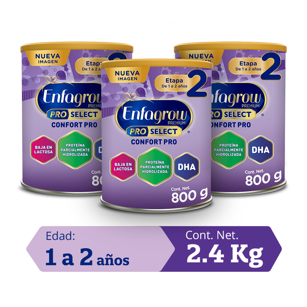 Enfagrow® Premium  ProSelect Confort Pro, Pack de 2,4 kgs.