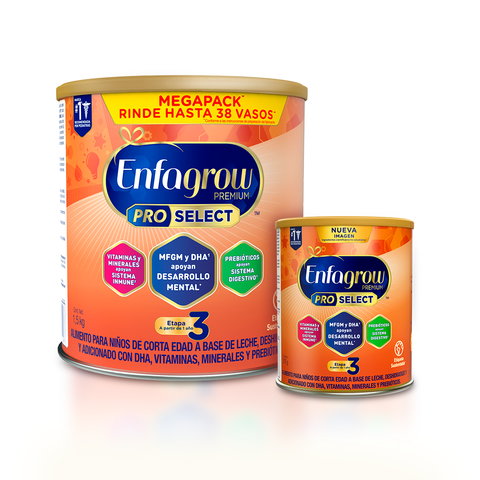 Enfagrow® Premium ProSelect Etapa 3, Lata de 1,5 kg + lata 375 g