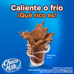 Choco Milk® Chocolate Menos Azúcar*, Bolsa de 440 grs.